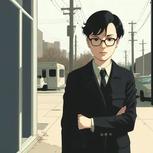 Confident business team in formal office meeting.