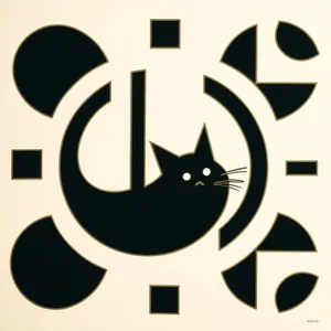 Black Icon Set: Silhouette Symbols for Artful Design