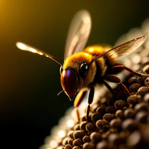 Vibrant Summer Insect on Flower