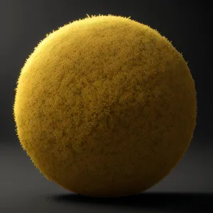 Fresh and Juicy Yellow Tennis Ball