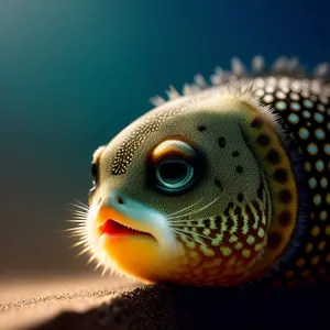 Tropical Reef Fish Swimming in Exotic Coral