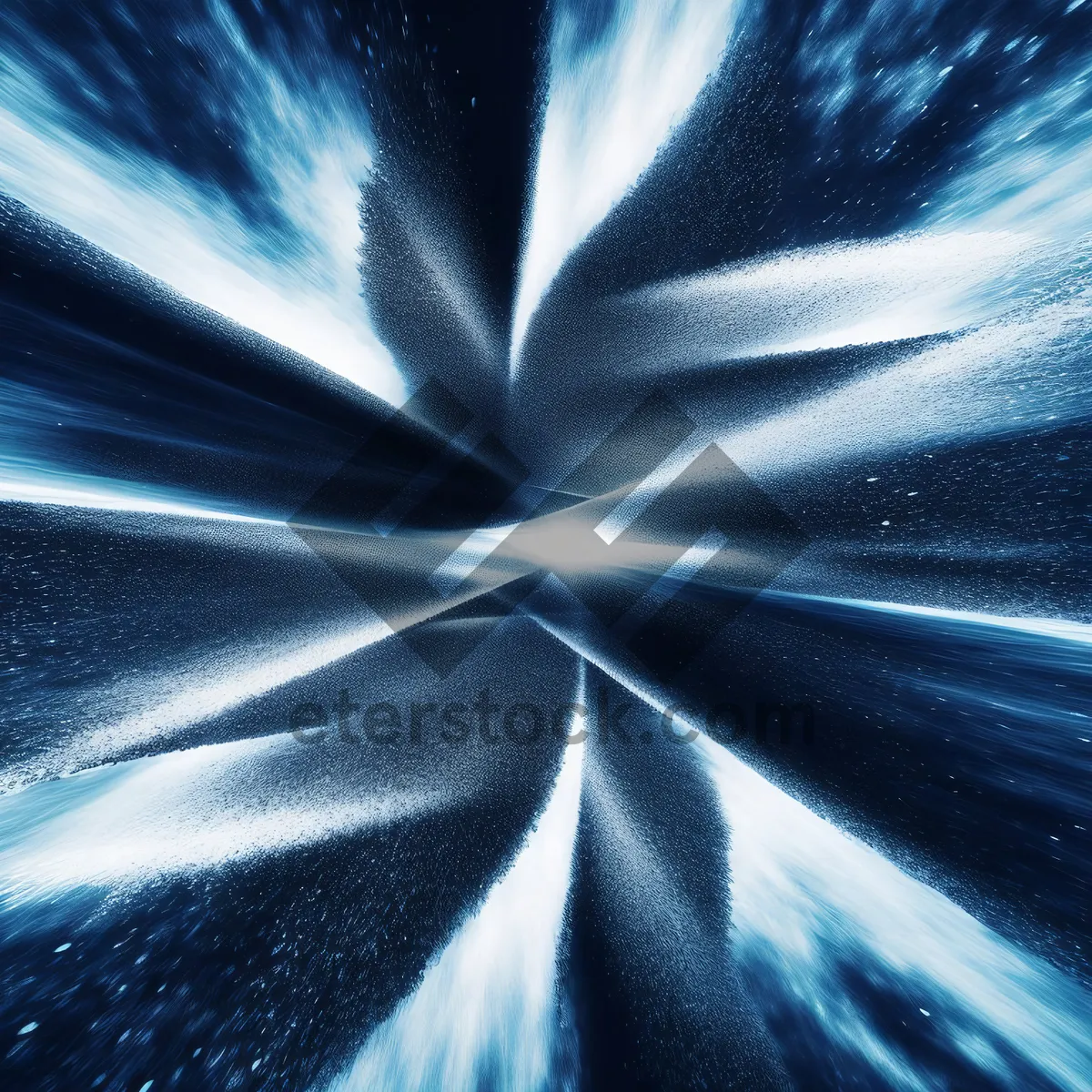 Picture of Bright Energy Burst in Space, Digital Fractal Art