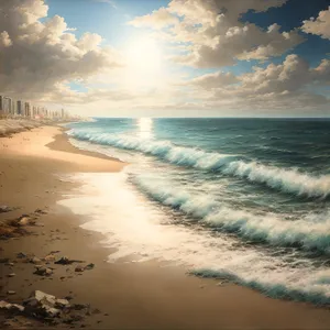 Sunset Beach Escape - Serene Paradise