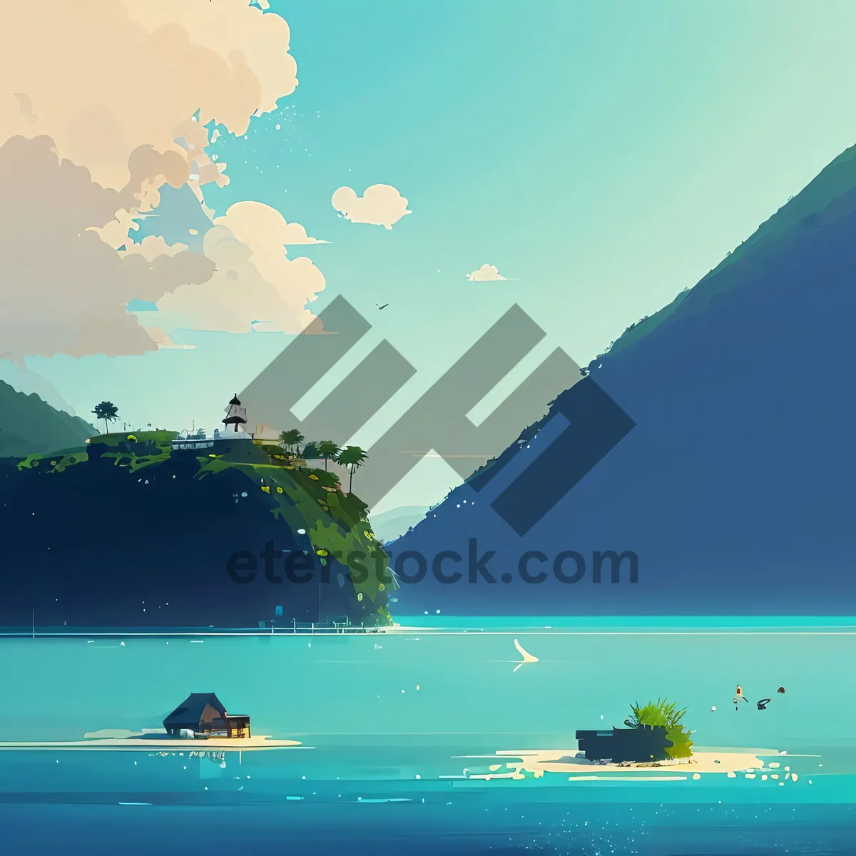 Picture of Serene Coastal Bliss