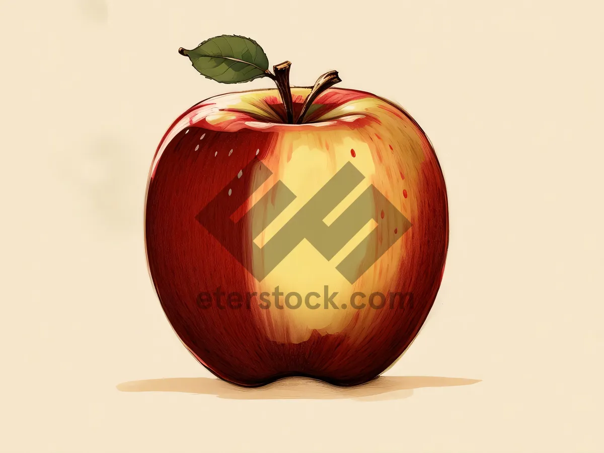 Picture of Fresh Organic Tomato and Apple Dewy Label.