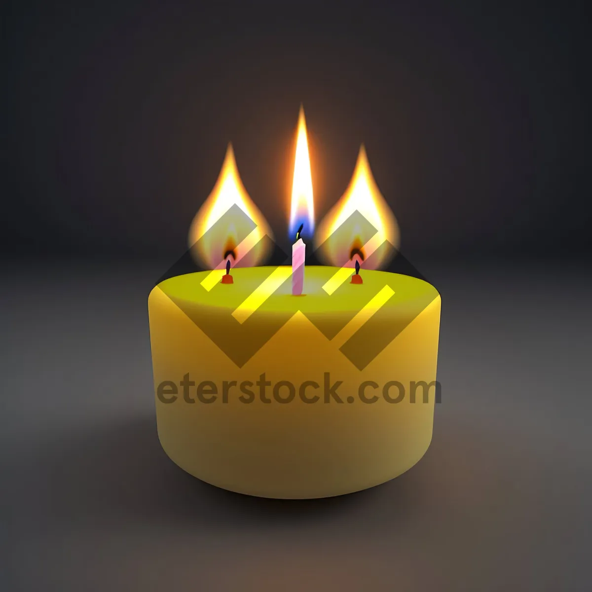 Picture of Shimmering Wax Candle Icon