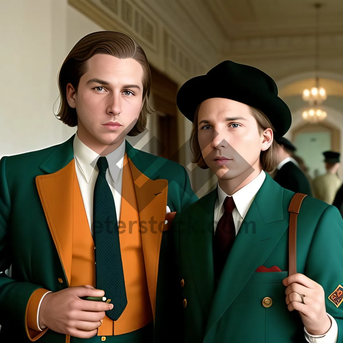 Picture of Corporate Executive Smiling at Successful Team Meeting