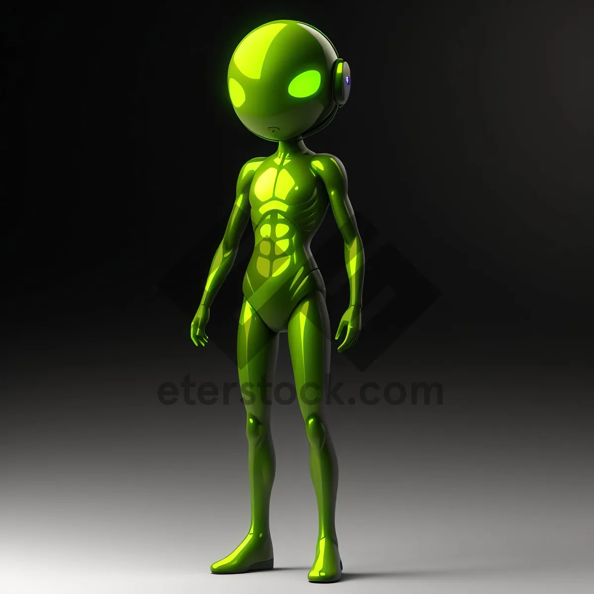 Picture of 3D Cartoon Business Man Render