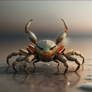 Rock Crab - Majestic Arthropod with Powerful Claws