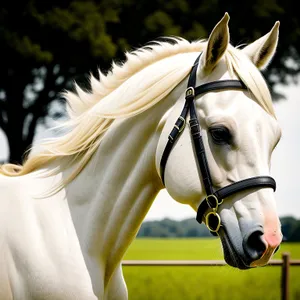 Stunning Thoroughbred Stallion in Bridle