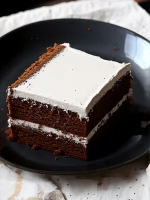 Decadent Chocolate Cake with Creamy Sauce