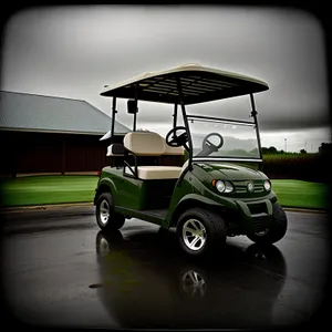 Golf Cart on the Road: A Stylish Transportation for the Golf Course