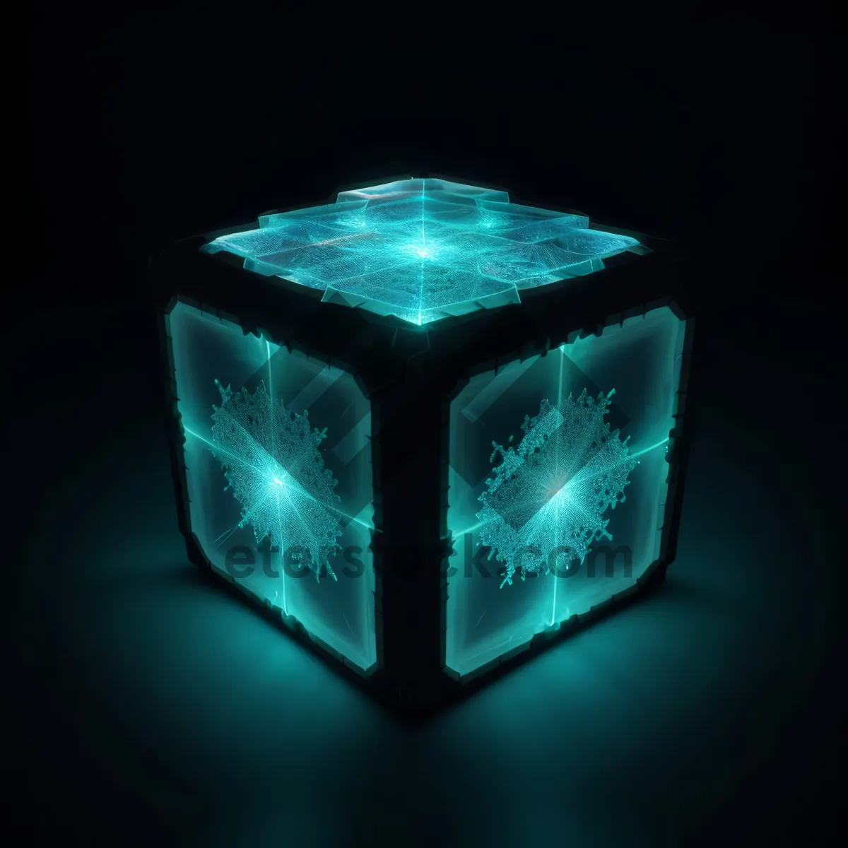 Picture of Black Diamond Shape Graphic Art Design