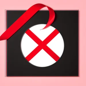 Symbolic Flag Ribbon Icon