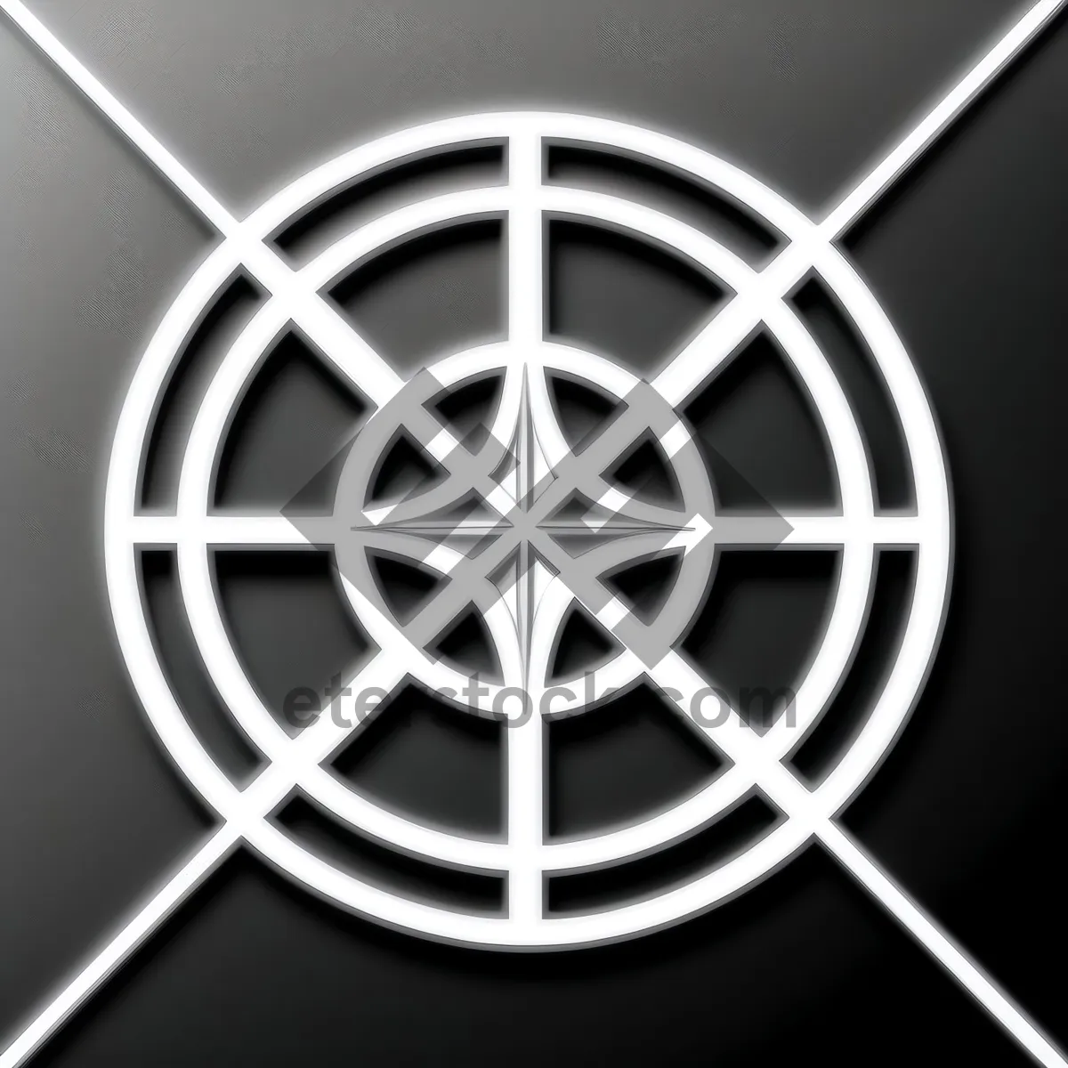 Picture of Shiny Black Circle Web Button Icon