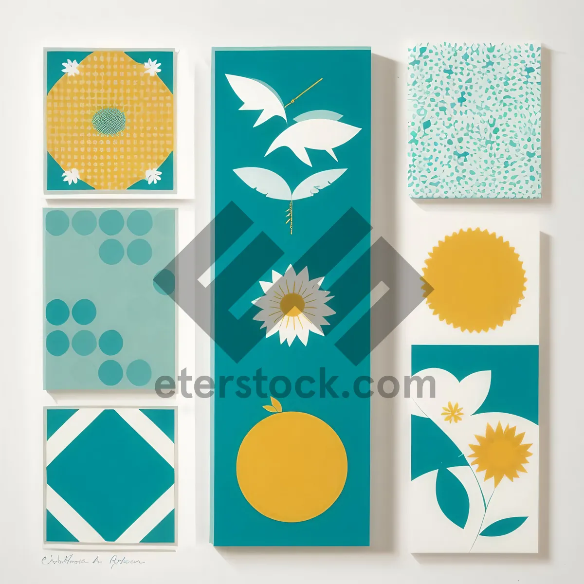 Picture of Floral Bookmark Design