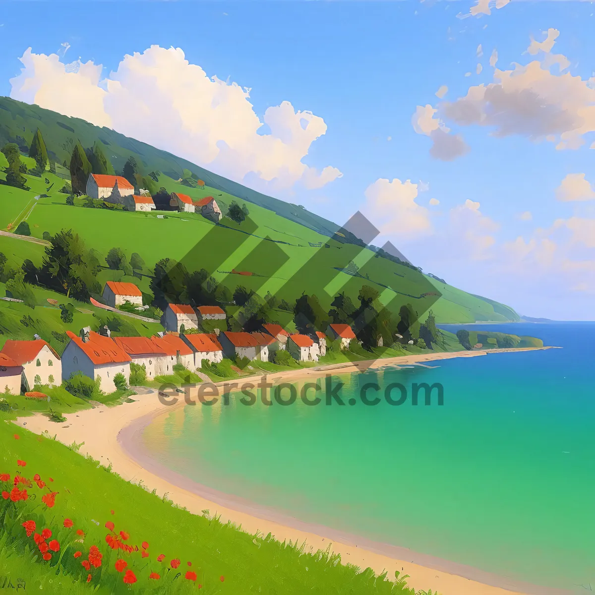Picture of Serene Coastal Escape: Tropical Beach Bliss