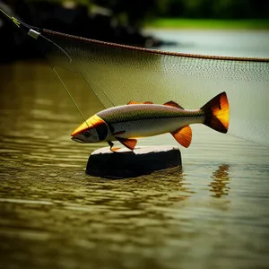 Fishing Gear and Equipment by the River