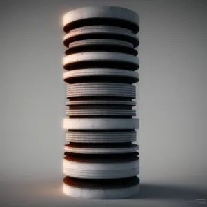 Stacked Coins on Tower of Wealth