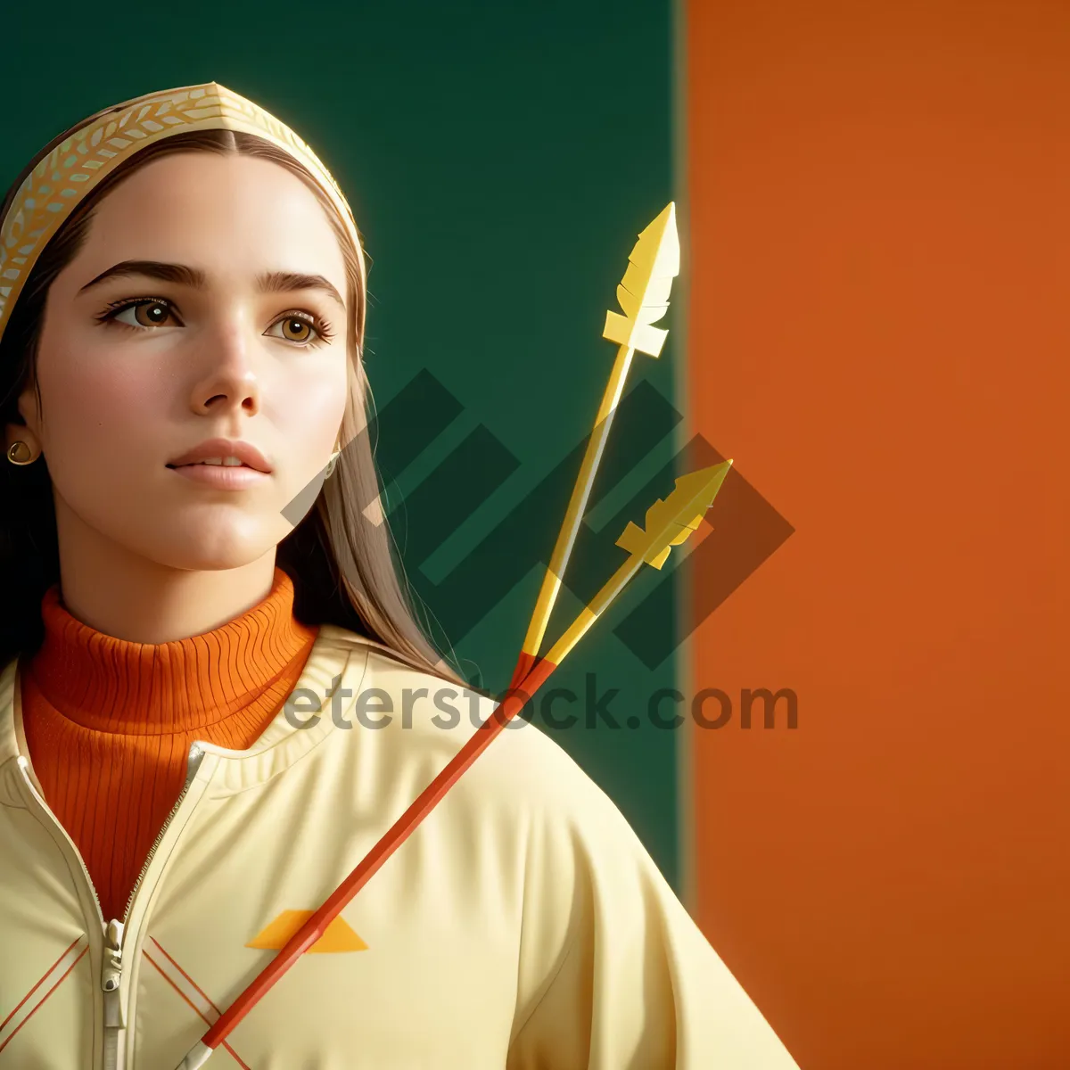 Picture of smiling female doctor in professional attire with stethoscope