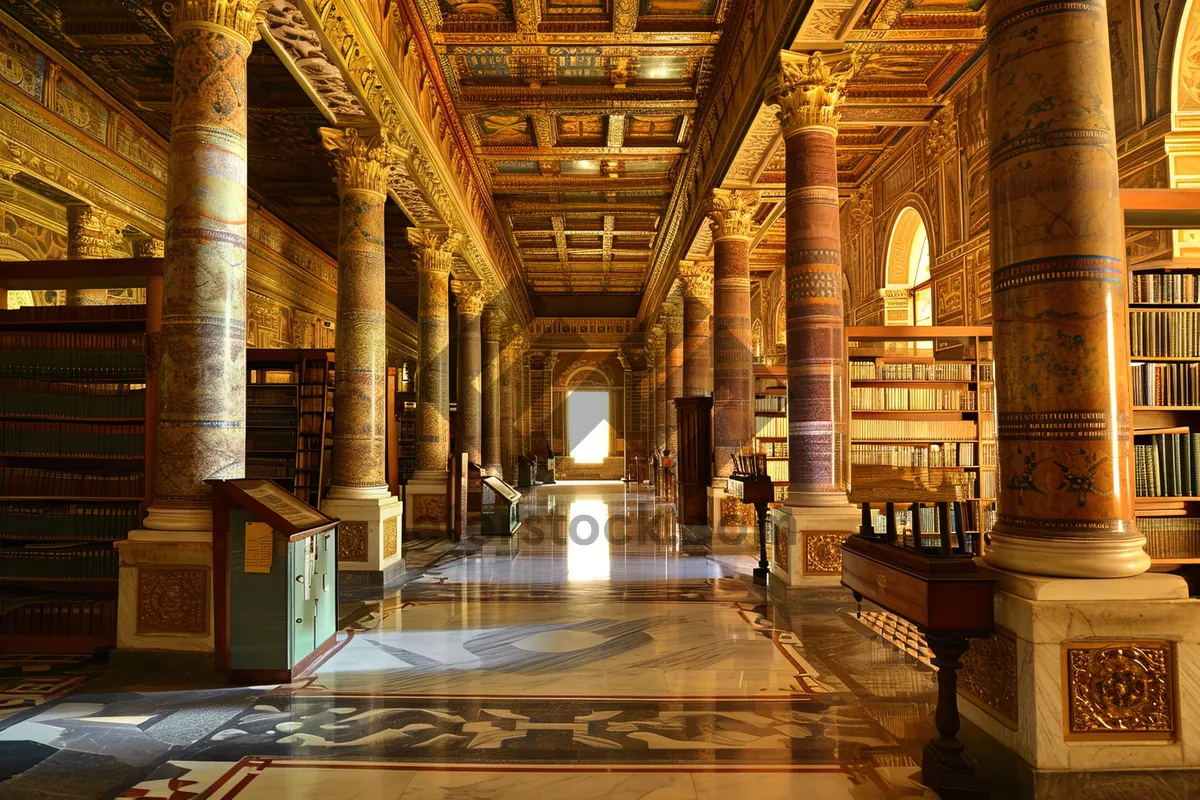 Picture of Ancient Cathedral Architecture in Historic City Hall