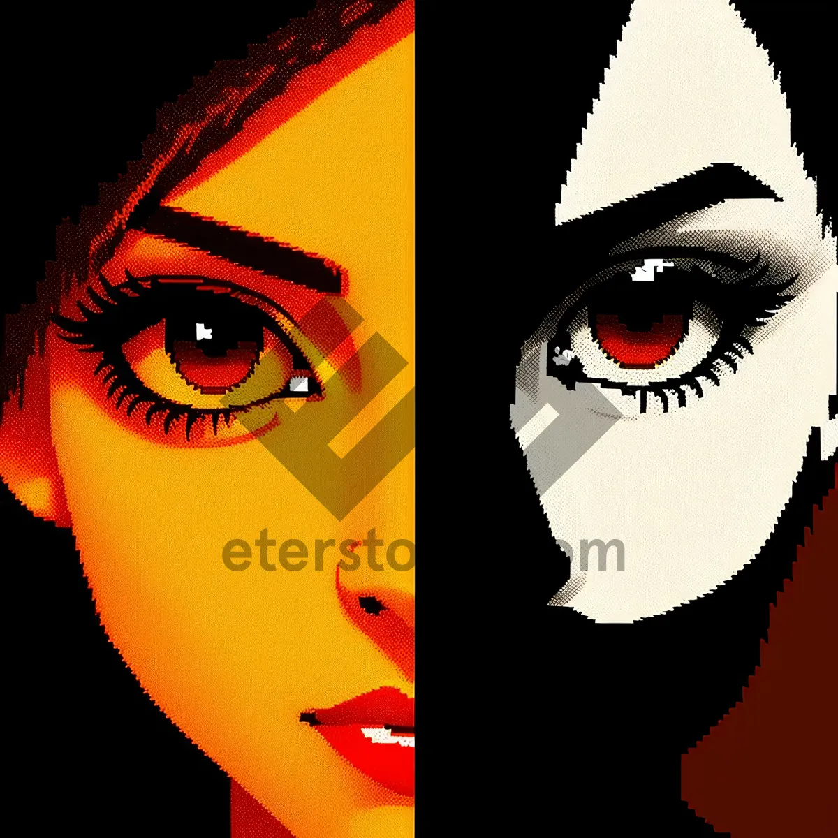 Picture of Enigmatic Glamour: Captivating Lady with Intriguing Mask