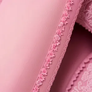 Pretty in Pink: Satin Arabesque Fabric Fashion Decoration