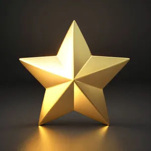 Shiny Star Symbol Graphic Design