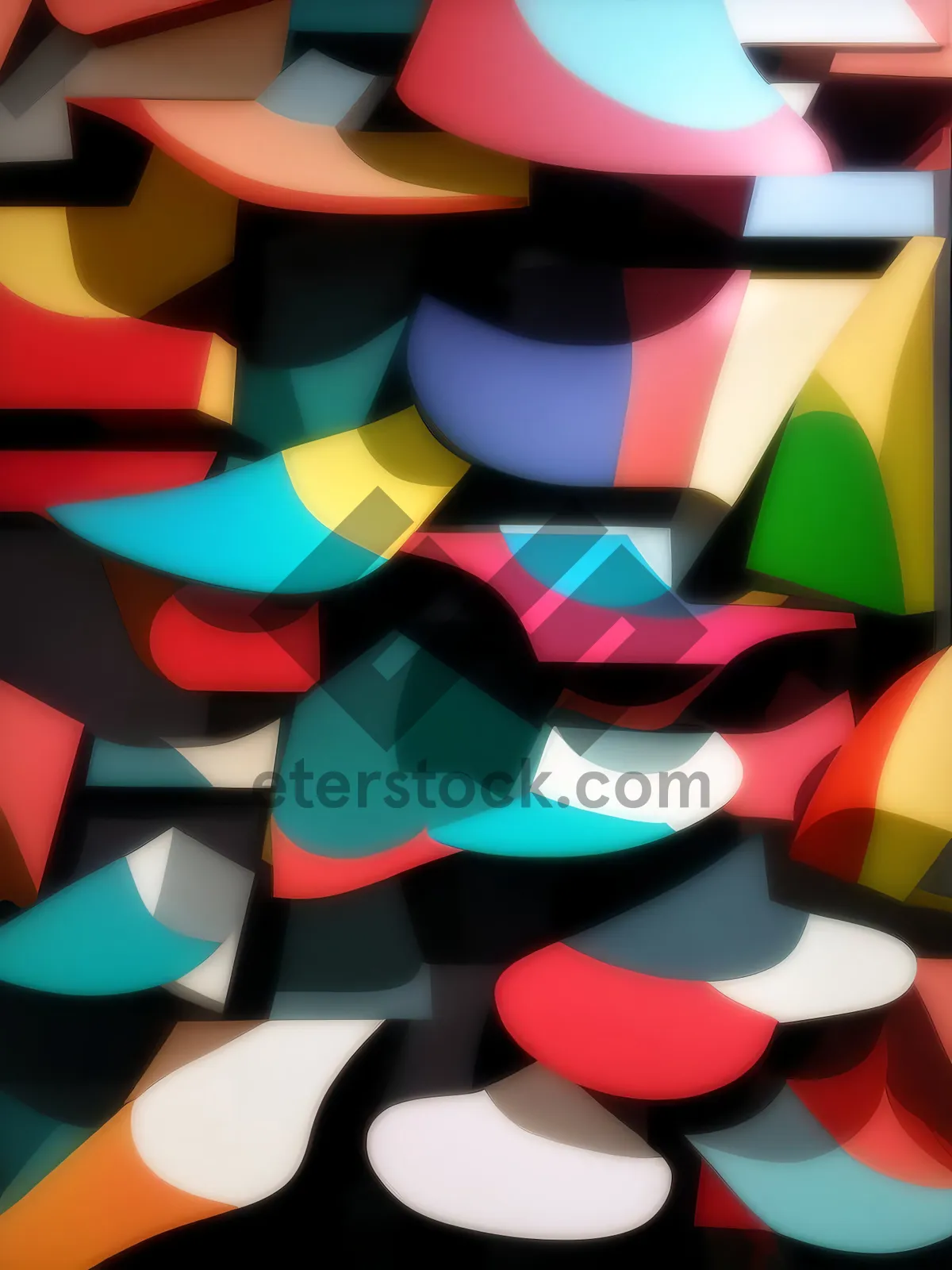 Picture of Patriotic Flag Design with Graphic Pattern