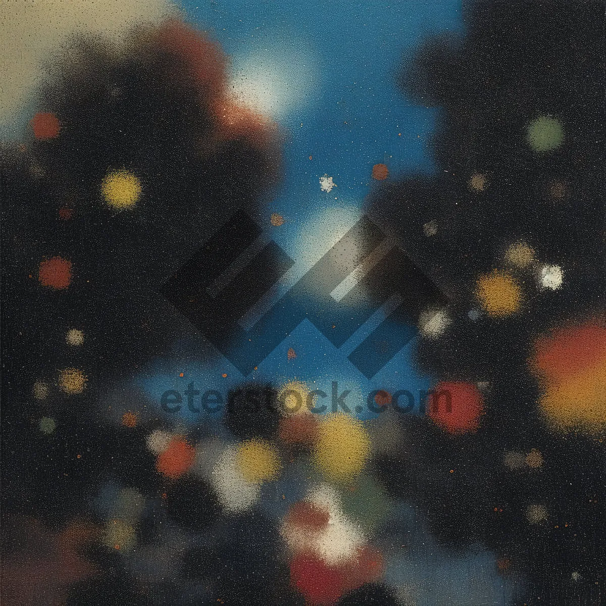 Picture of Starry Moonlight Texture Wallpaper Galaxy Fantasy Illustration.