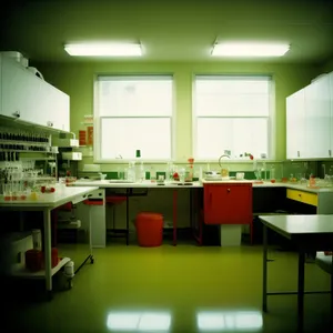 Modern restaurant interior design with glass architecture and 3D