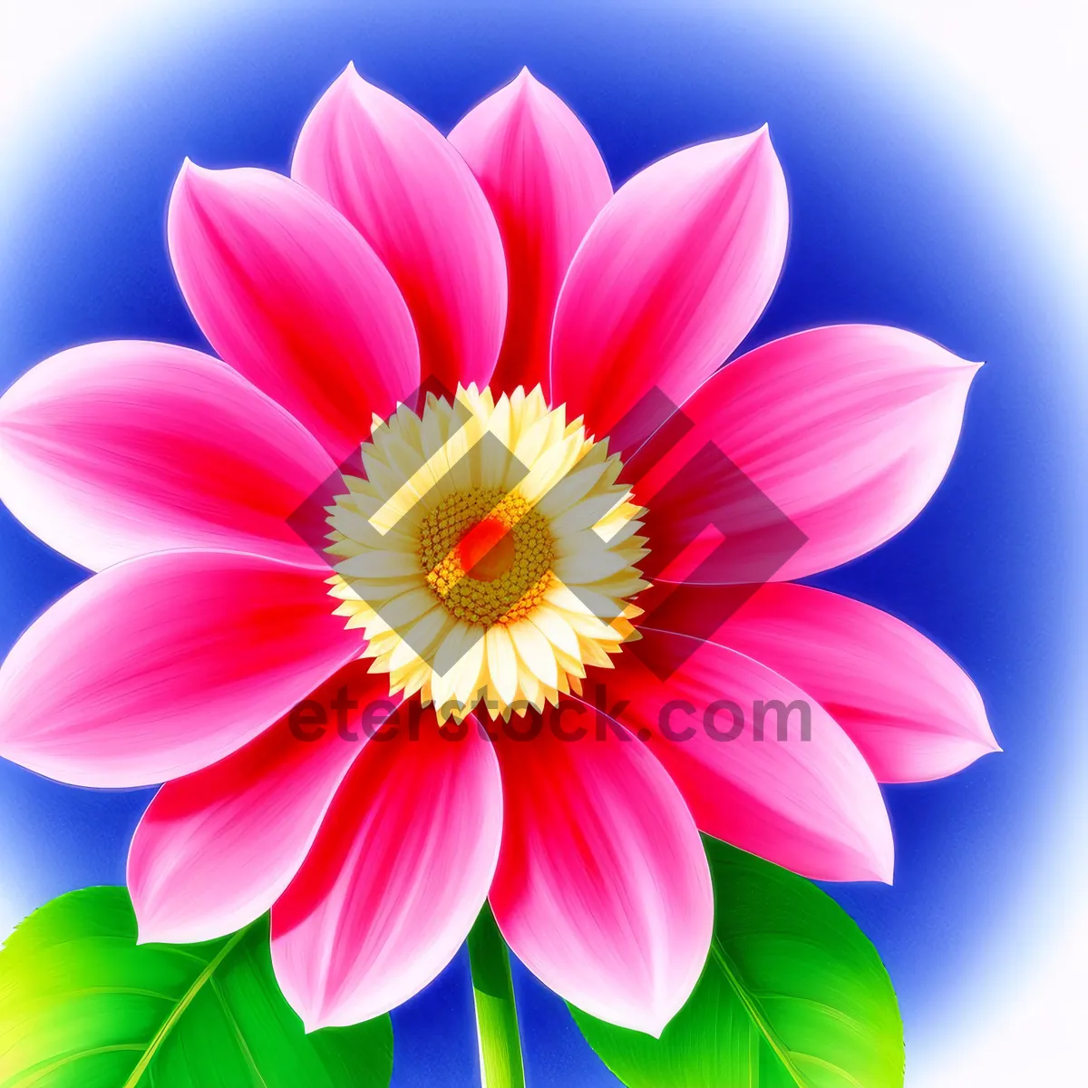 Picture of Bright Pink Floral Blossom: Summer Love