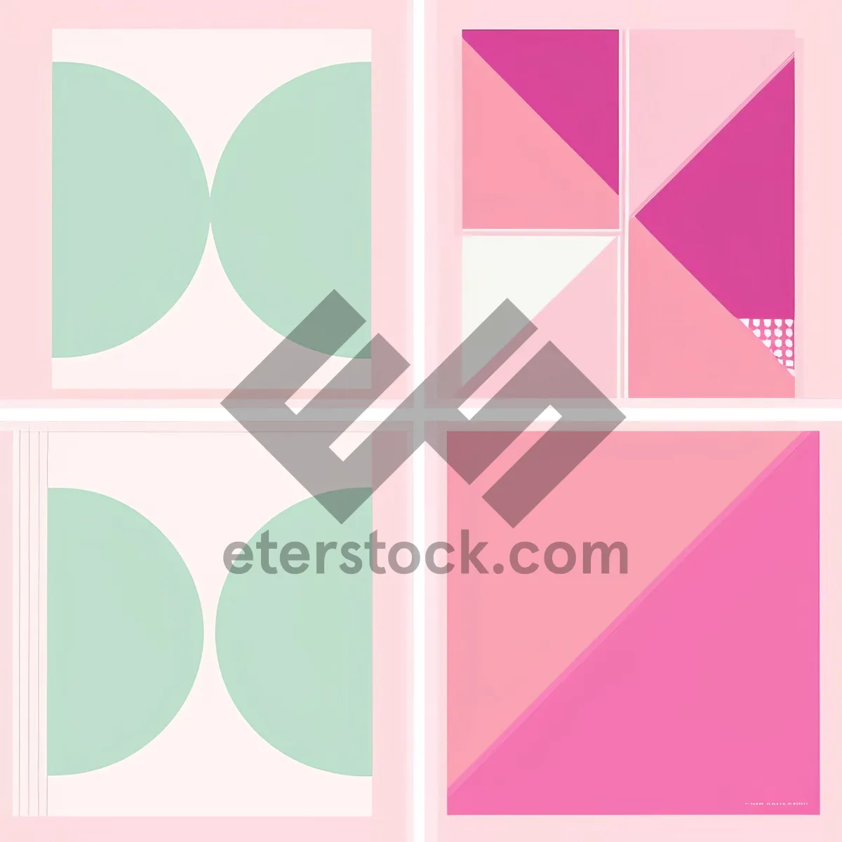 Picture of Colorful Stationery Designs: Modern Art Patterns and Elements.