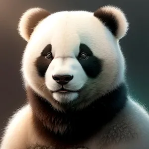 Adorable Giant Panda Bear in the Wild