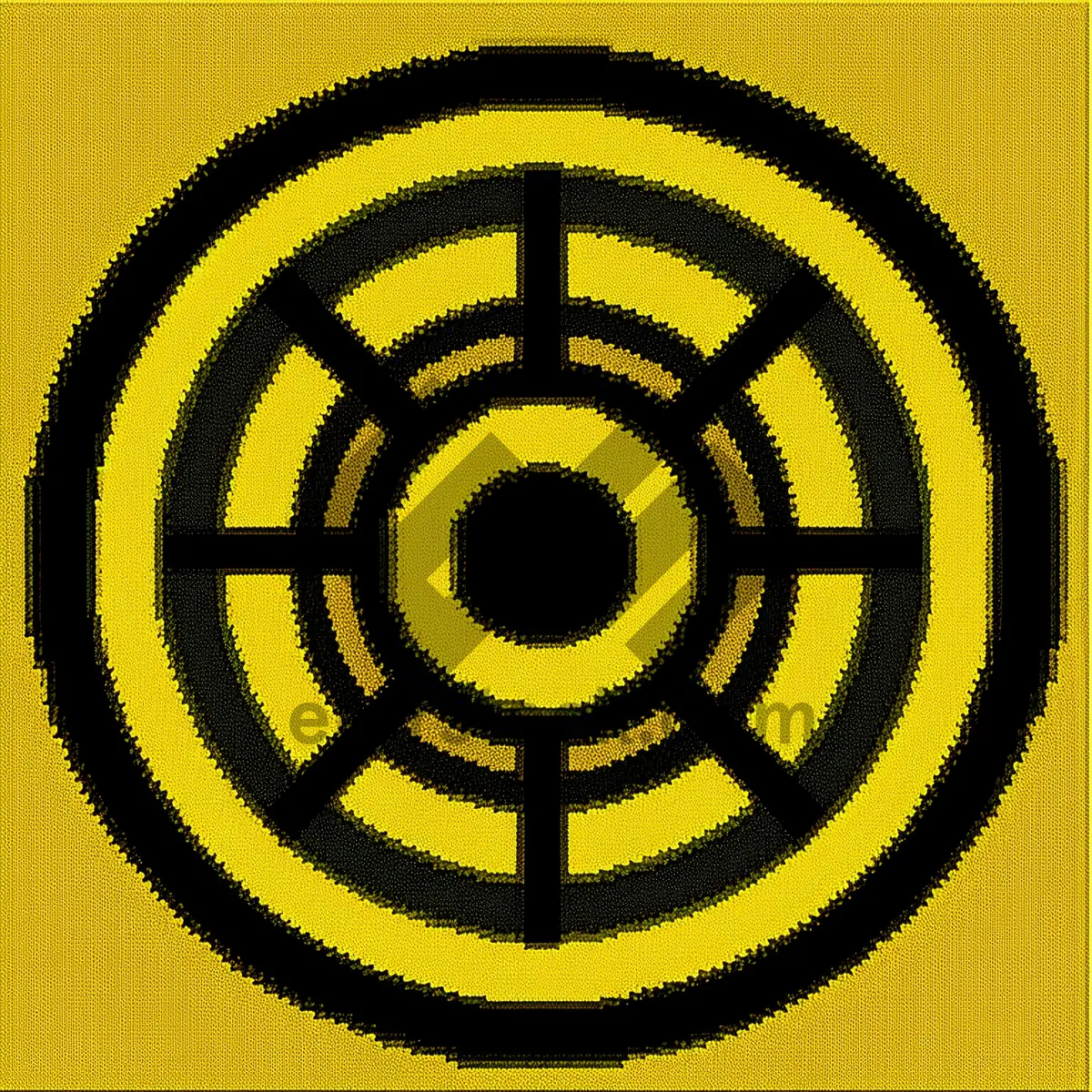 Picture of 3D Labyrinth Circle Symbol in Maze