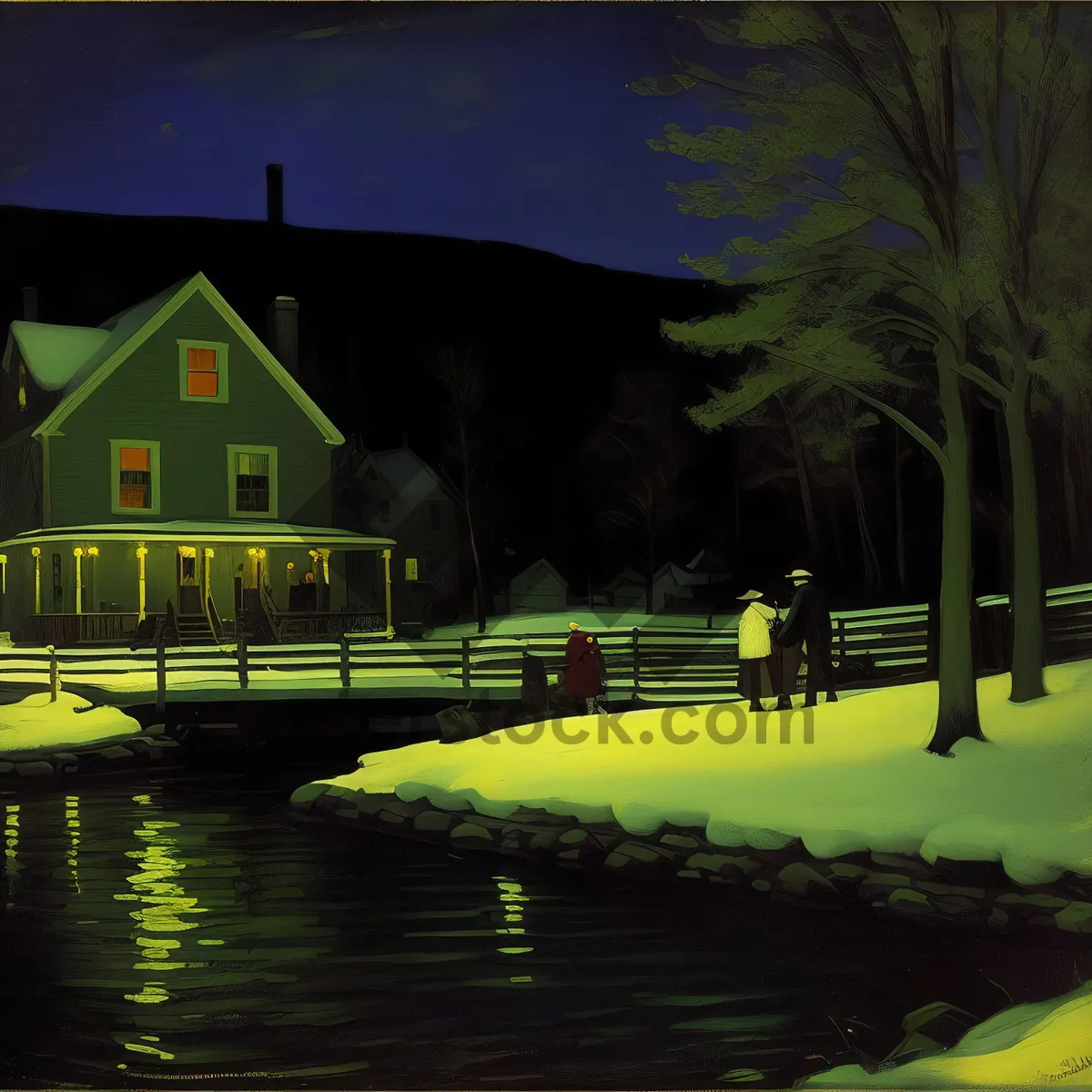 Picture of Lakeside Retreat: A Serene Waterfront Escape.