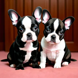 Bulldog Terrier: Adorable Purebred Puppy with Wrinkle