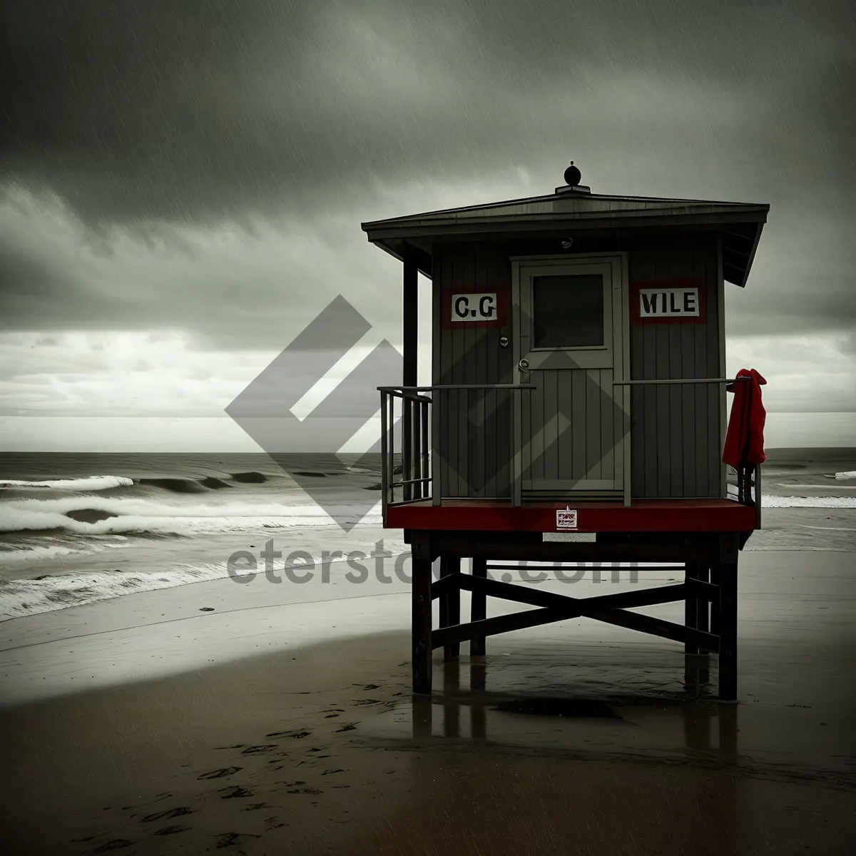 Picture of Oceanfront Lighthouse by the Beach