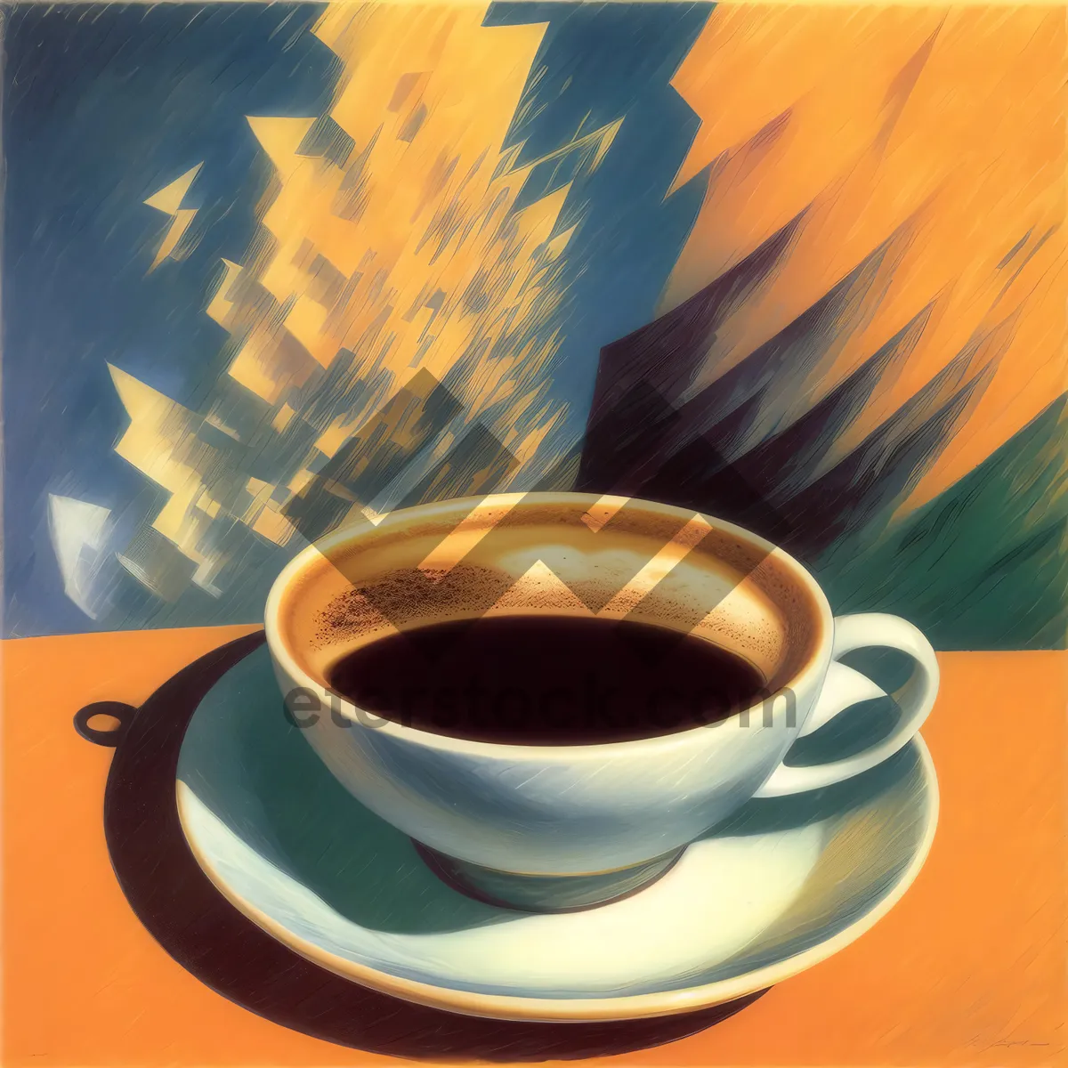 Picture of Morning Espresso: Aromatic Cup of Hot Coffee