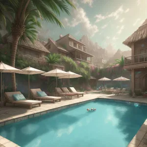 Ultimate Tropical Getaway: Luxury Resort Pool by the Beach