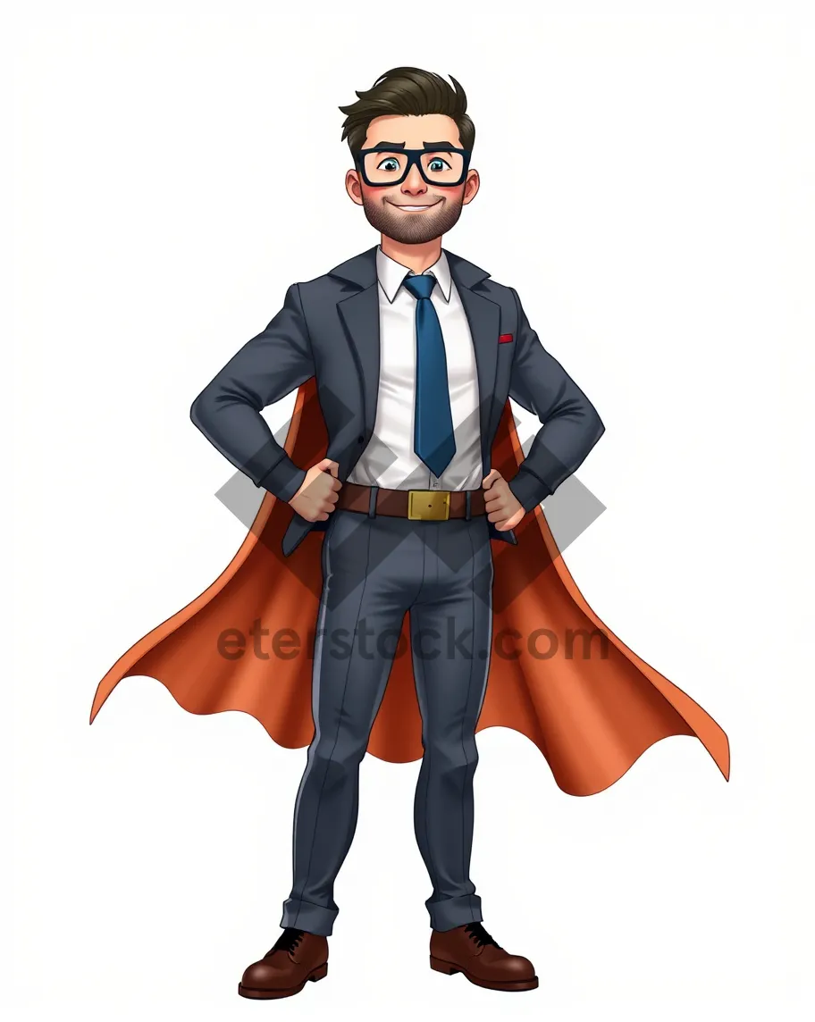 Picture of Businessman silhouette art in suit portrait Website Image