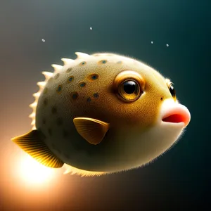 Seawater Puffer in Serene Sea Design