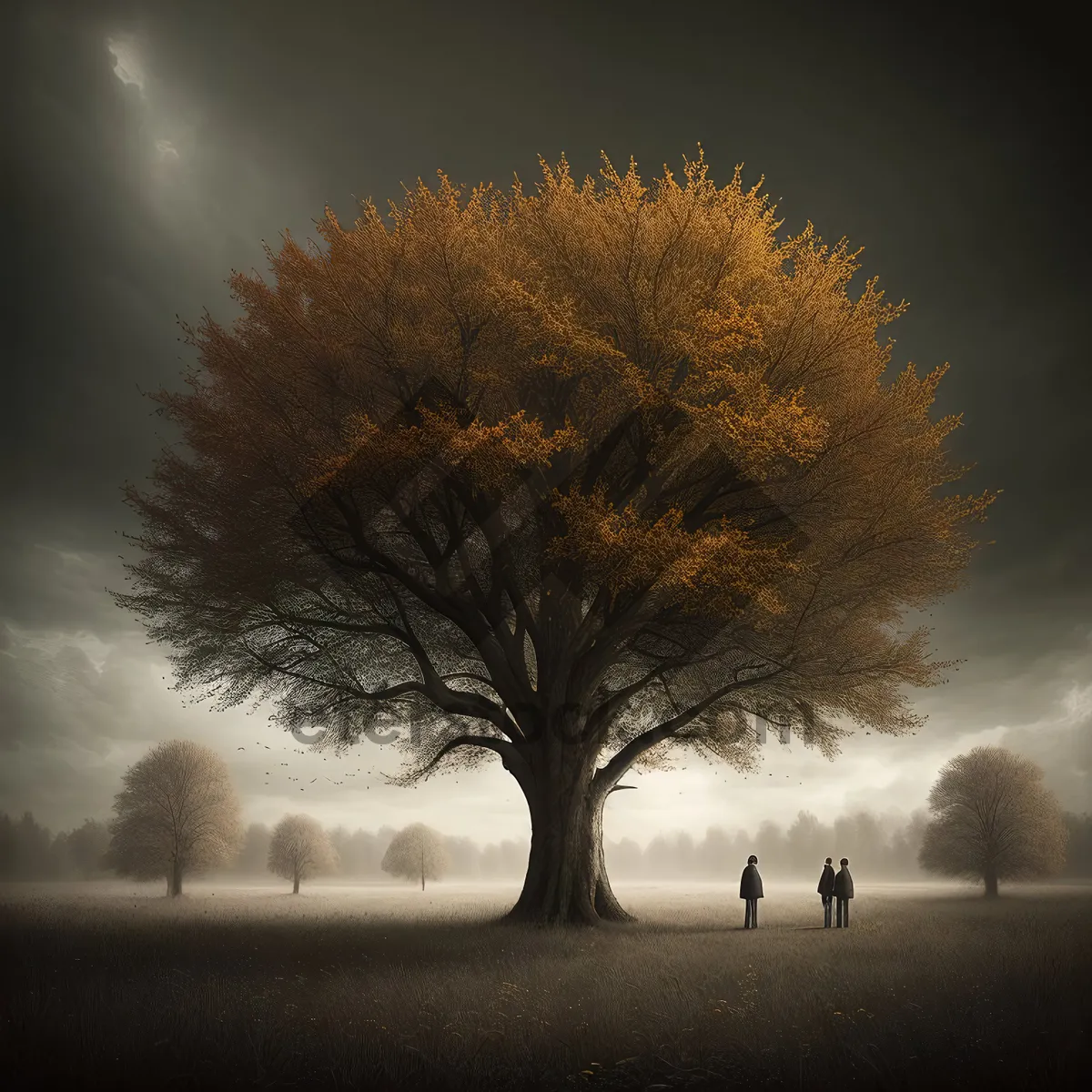 Picture of Serenity under Winter's Twilight