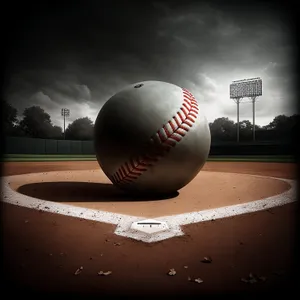 Baseball Glove and Ball - Sports Equipment