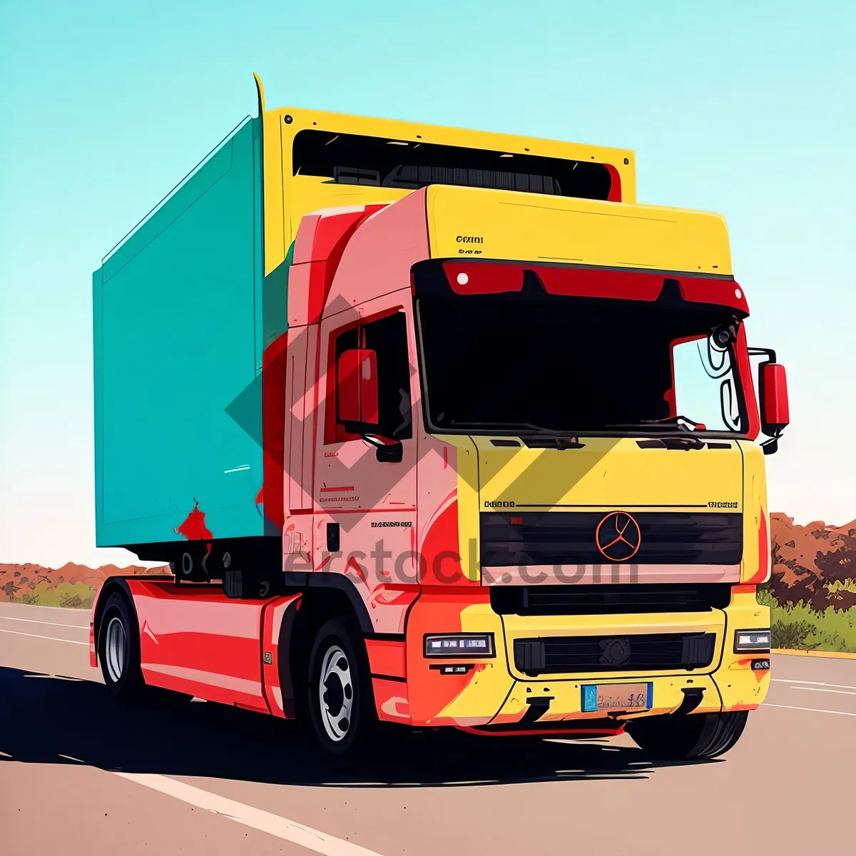 Picture of Fast Lane Freight: Efficient Trucking for Industry