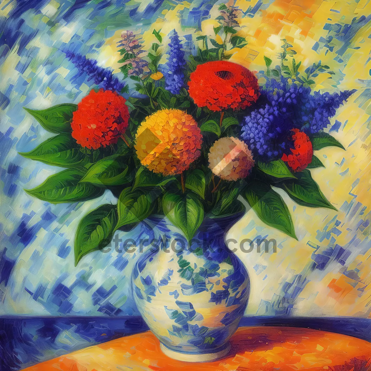Picture of Festive Fruit Bowl: Colorful Container of Orange Delights.