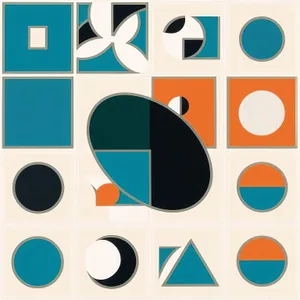 Graphic Design Circle Icon Set for Web Buttons