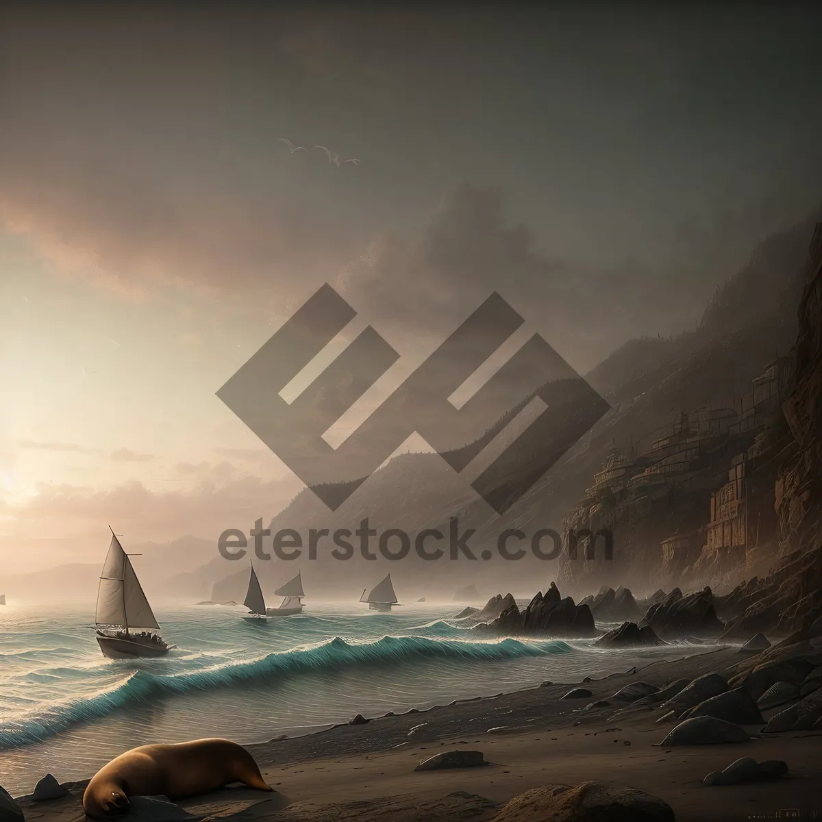 Picture of Tranquil Coastal Paradise