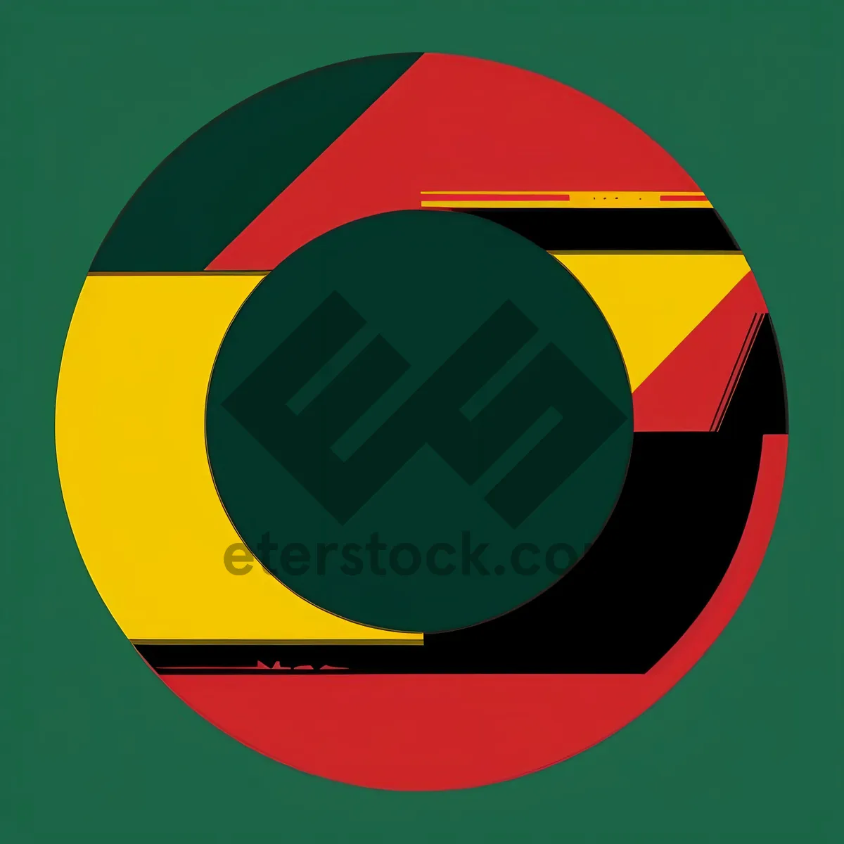 Picture of Round Icon Design Symbolizing Button Sign