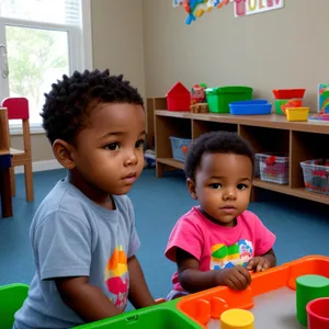 Joyful Family Moment: Playful Toddler's Fun Time